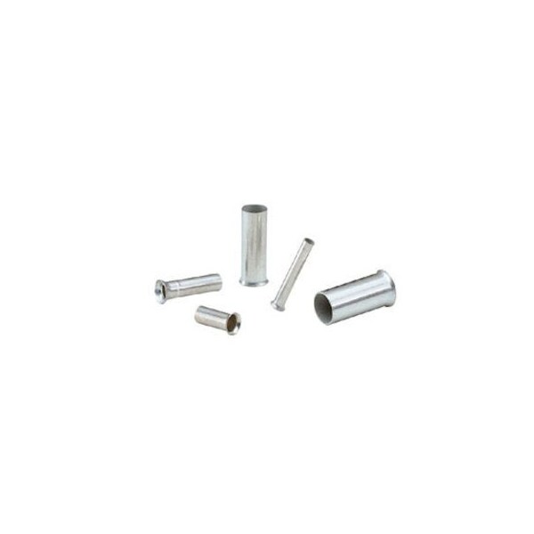 Ferrule, Non-Insul, 16 Awg, 7mm Len, PK1000